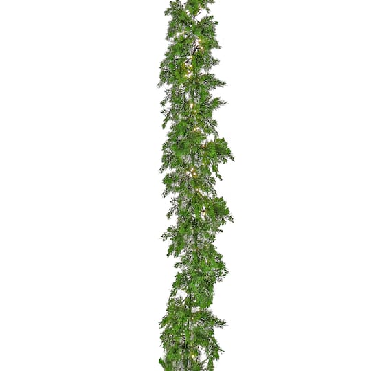 9ft. Pre-Lit Cedar Garland